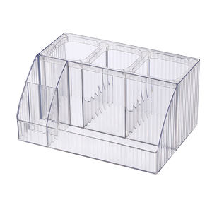 Estante de baño multifunción para mascotas, caja de almacenamiento para brochas de maquillaje, secador de pelo de escritorio, estante de almacenamiento de hierro rizador - Product Image 6
