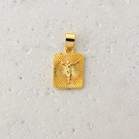 Pendentif crucifix plaqué or 18 carats de haute qualité, figurine 3D de Jésus, micro-pavé CZ, collier croix, bijoux religieux, cadeau