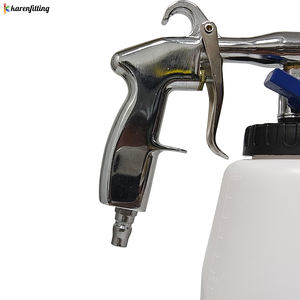 Electric Multi-function Compressed Air Foam <b>Gun</b> Aluminum Alloy Copper Turbo Nozzle 1 Litre Detergent Bottle Adjustable Foam - Product Image 5