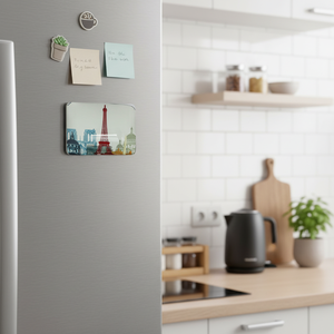 Aimants de réfrigérateur en cristal magnétique puissant pour la vente directe, aimants en verre personnalisés pour cadeaux - Product Image 5