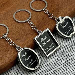 Factory Wholesale Custom Multi-Shaped <b>Photo</b> <b>Keychain</b> Zinc Alloy Blank Family <b>Photos</b> Keyring for Gift - Product Image 1