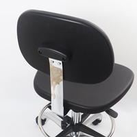 Siège de chaise en mousse PU injectée ESD à hauteur réglable pour atelier, salle blanche, laboratoire, pivotant et réglable en hauteur, pour laboratoire, école, hôpital