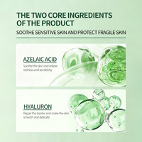 Sérum Visage Apaisant et Hydratant OEM ODM Coréen à l'Acide Azélaïque 10 et Acide Hyaluronique pour Peaux Sensibles et Rougeurs