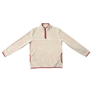 Veste <span class=keywords><strong>polaire</strong></span> légère pour homme 1/4 Manteau décontracté à fermeture éclair Vêtements d'extérieur doux et chauds Sweatshirts lourds Vestes et manteaux - Product Image 4