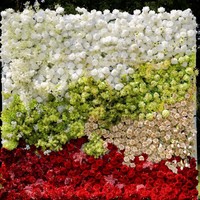 Blaue Blume Wand Hintergrund Künstliche Blume Wand Hochzeits dekoration Hotel Einstellung Dekoration Requisiten Blumen wand 8ft X 8ft