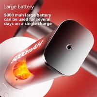 Diffuseur d'arômes portable en alliage d'aluminium argenté SU-2504C, alimenté par piles, capacité 100 ml, 5000 mA, contrôlé par application, pour table, hôtel