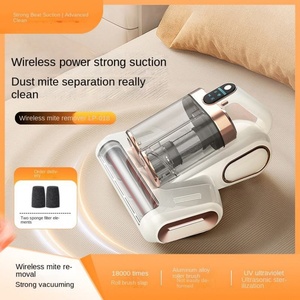 Mite Remover Double Cup Dust Bucket Ultrasonic UV Ultraviolet Removal Machine Household Handheld <b>Vacuum</b> Cleaner Brush 120W - Product Image 4