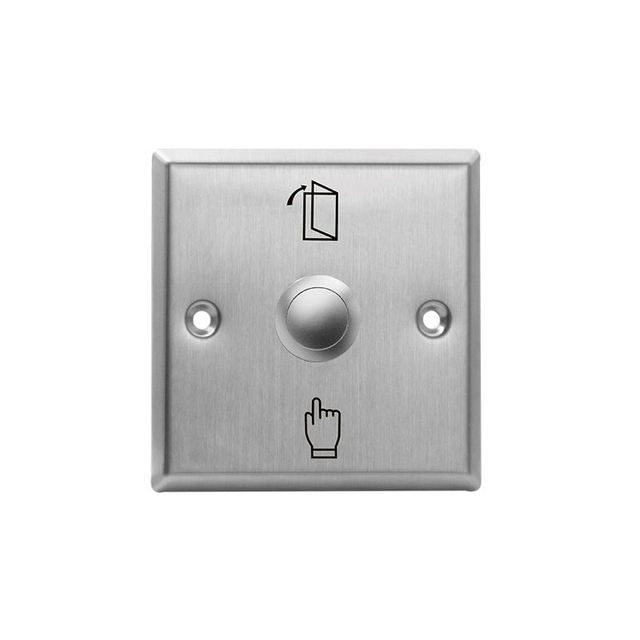 Smart Security Door Lock Release Opener Stainless Steel Metal Access Control Door Exit Push Button Switch