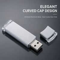 Clé USB 2.0 en aluminium avec cryptage, garantie de 3 ans - Vente directe usine, logo personnalisé, cadeau d'affaires, dropshipping