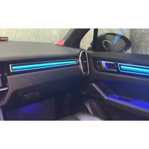Kit de Actualización de Iluminación Ambiental Colorida Symphony para Porsche Cayenne 2018 a 2023, Sistema de Luces LED Interiores - Product Image 2