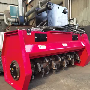 Yeni çim biçme traktörü paletli çim biçme makinesi Mini ekskavatör biçme ekskavatör ormancılık Mulcher Reclaiming arazi 20T ekskavatör için