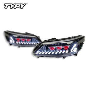 Conversions de phares à LED pour Honda Accord 9ème génération (2014-2015) avec feux de jour et clignotants séquentiels. - Product Image 2