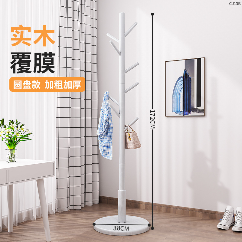 Style bol rond blanc à 8 crochets