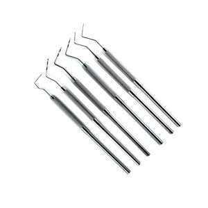 เครื่องมือสำรวจฟันแบบมืออาชีพ ทำจากสแตนเลสสตีล ใช้งานด้วยมือ ปลายเดี่ยว สำหรับการวินิจฉัย จับถนัดมือ ได้รับการรับรองมาตรฐาน CE - Product Image 1