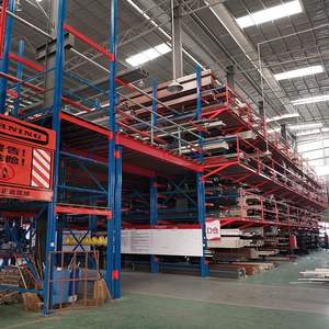 עץ פלדה חיזוק אחסון אחסון כבד-חובה cantiel לופט פלטפורמת צינור אחסון - Product Image 3