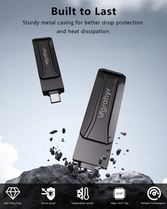 Unidad Flash USB 3.0 de 32GB 64GB 128GB, Velocidad de hasta <span class=keywords><strong>150MB</strong></span>/<span class=keywords><strong>s</strong></span>, Mini Memoria USB Metálica con Llavero - Product Image 3