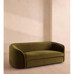High Quality Modern Luxury Indoor Home Furniture <strong>Wood</strong> <strong>Frame</strong> Velvet Couch Living Room <strong>Sofas</strong> - Product Image 1