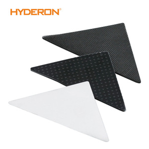 Pegatinas antideslizantes Hyderon, tapete de PVC para decoración del hogar, ecológico, negro, antideslizante para alfombras - Product Image 2