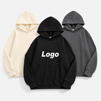 Hoodie Fleece Premium 480gsm Terbaru, Berlapis Katun, Ukuran Besar, Bordir Logo Custom Grosir