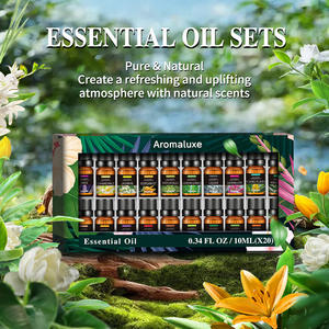 Coffret cadeau d'huiles essentielles de luxe, 20 parfums frais : ylang-ylang, sauge, géranium, eucalyptus, bois de santal, <span class=keywords><strong>origan</strong></span>, senteurs thérapeutiques pour la maison - Product Image 5