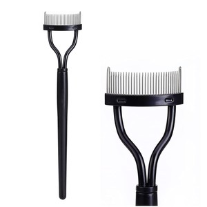 Msq Recourbe-<span class=keywords><strong>cils</strong></span> et peigne séparateur en plastique mat et acier inoxydable, haute qualité, durable, végan, portable, en forme de U - Product Image 5