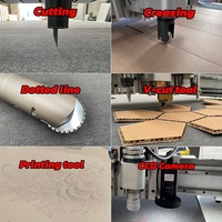 Machine de découpe de carton SLCNC pour carton ondulé, carton gris, carton kraft, carton alvéolé, boîte pliante avec certification CE