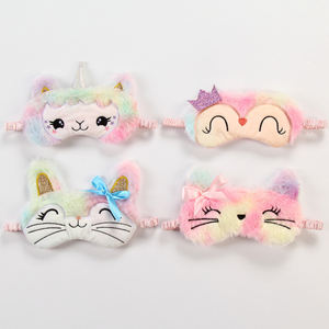 Plush Sleep <span class=keywords><strong>Eye</strong></span> <span class=keywords><strong>Mask</strong></span> Animal Unicórnio Soft Faux Fur Blindfold Elastic Strap Bonito <span class=keywords><strong>Funny</strong></span> Sleeping <span class=keywords><strong>Eye</strong></span> Shade para Crianças Adultos - Product Image 1