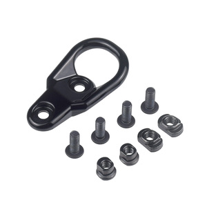 Kit adaptador de eslinga de aluminio ligero de alta resistencia, 35g, negro, anticorrosión, duradero, de liberación rápida, accesorios para caza y exteriores - Product Image 3