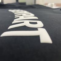 Transferts DTF 3D personnalisés en relief, patchs thermocollants encre en relief pour sweats à capuche streetwear, finition texturée, vente en gros professionnelle
