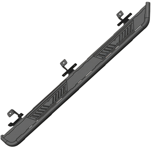 บันไดข้างรถยนต์แบบออฟโรด สำหรับ BYD Shark Fortuner Isuzu DMAX HILUX REVO VIGO NAVARA Ranger รถกระบะแบบดับเบิ้ลแค็บ - Product Image 2