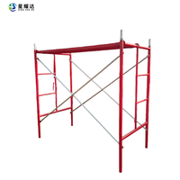 Andamios de Estructura en H Ligeros para Construcción, Andamios para Exteriores con Recubrimiento en Polvo, Sistema de Andamios de Estructura en H