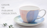 Service à thé et à café moderne en céramique et porcelaine dégradée, comprenant tasses, soucoupes et théière, qualité alimentaire, style nordique