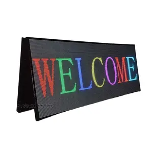 Full color led screen led display outdoor p10 led scrolling sign large outdoor led signs led message display