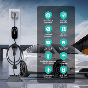 Chargeur EV portable 3,5 kW 7 kW Type 2 GBT Type 1 Tesla avec panneau personnalisable et contrôle par application - Product Image 4