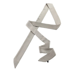 Écharpe carrée en soie <span class=keywords><strong>de</strong></span> luxe à imprimé ancre bleue nautique pour femmes, accessoire <span class=keywords><strong>de</strong></span> cou pour hôtesses <span class=keywords><strong>de</strong></span> <span class=keywords><strong>l</strong></span>'<span class=keywords><strong>air</strong></span> professionnelles - Product Image 4