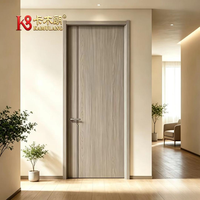 Portes intérieures modernes en bois composite sur mesure, isolation acoustique, construction durable, hôtel, appartement, salle de bain, villa