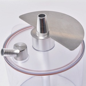 Juego de narguile de acero inoxidable de limpieza desmontable de lujo, dispositivo para fumar acrílico árabe esmerilado, accesorios de plástico para cafetería - Product Image 5