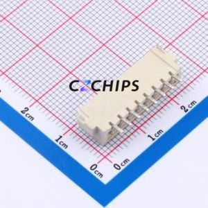 W2542120-8PW2431 Wire-to-Board Pin Header SMD,P=2.54mm,Horizontal Mount Connector 1x8P 2.5mm Horizontal Mount XH - Product Image 2