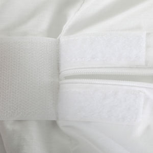 Premium Jersey örgü su geçirmez yatak koruyucu ile fermuar nefes şilte kılıfı - Product Image 2