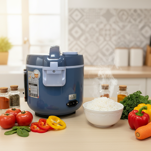 Olla Arrocera Automática Multifunción de 1.8L con Recubrimiento Antiadherente, Vaporera, Carcasa de Plástico, para Uso Doméstico y Hotelero, con Taza Medidora, para Arroz Aromático - Product Image 4