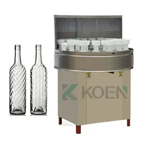 Milk bottle Semi Automatic Pet Recycle Glass Bottle Washing Cleaning Machine