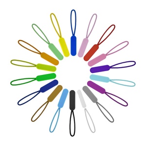 Phổ nhựa Phụ kiện dây kéo puller số 3 nylon số 5 PVC ép phun phần cứng túi và quần jean - Product Image 6