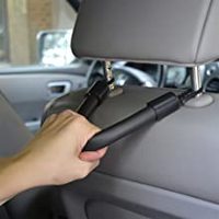 Crochet de sécurité pour siège arrière de voiture en ABS+EVA durable de 36 cm, poignée pour enfants, personnes âgées et femmes enceintes