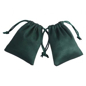 Sac à Bijoux en Velours Personnalisable avec Logo, Cordon de Serrage, Recyclable, pour Rangement d'Écouteurs, Emballage Anti-Poussière, Design Culturel Ludique - Product Image 4