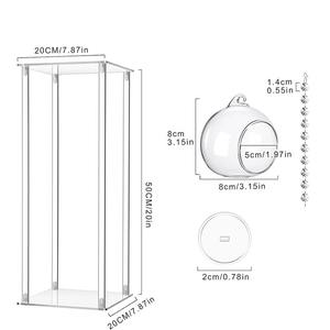 LANJO Wedding Centerpieces Vase <b>Clear</b> Flower Display Rack Decorations for T-Stage Reception Party Fiesta Event Home - Product Image 6