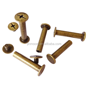 Tornillos Chicago de Metal al por Mayor, Estilo Antiguo, para Encuadernación de Libros, Remaches para Bolsos y Carteras - Product Image 1