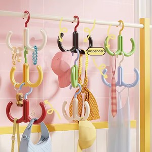 Dopamin Hook syal dasi rak tampilan multifungsi gantungan baju rak syal kamar tidur dapat diputar - Product Image 4