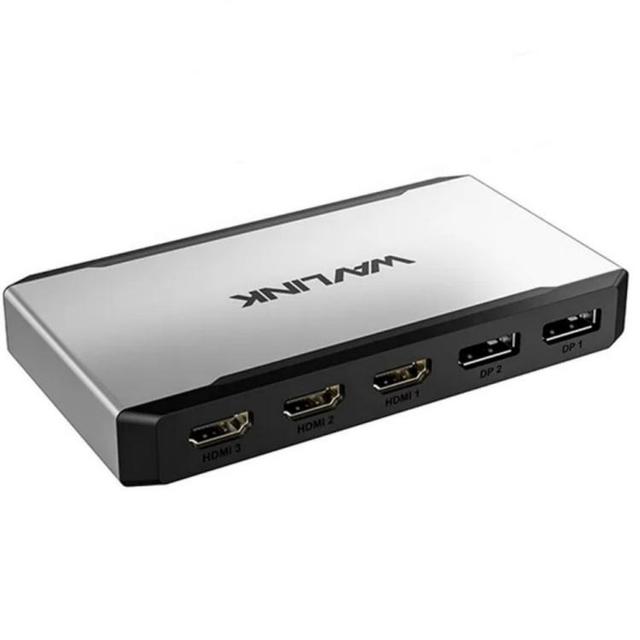 Factory Price WAVLINK UG7701 Support 4K 60Hz 100W PD Hub Adapter USB-C to HD / Display Port Docking Station