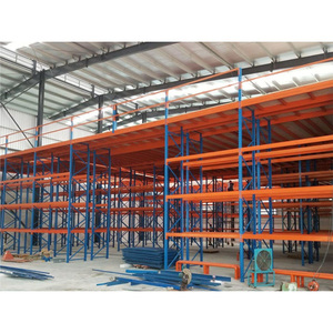 Heavy Duty thép tầng lửng hệ thống kệ kho Loft nền tảng lưu trữ gác mái Rack với <span class=keywords><strong>Pallet</strong></span> Kệ hỗ trợ - Product Image 5