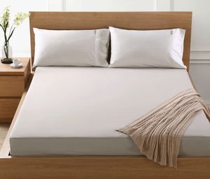 Sábana bajera ajustable de algodón de tamaño completo con banda elástica importada a precio razonable - Product Image 2